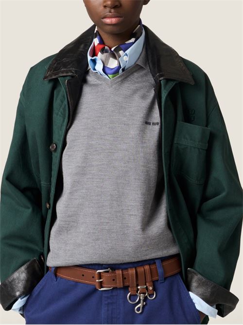 Single-breasted jacket MIU MIU | MH205319R2F0422